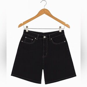 Calvin Klein Jeans size 6 black denim shorts. 29” waist, 15” length, 5” Inseam
